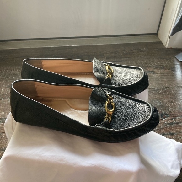 Coach Loafers / Black / Great Condition / Size 10 - Picture 4 of 5